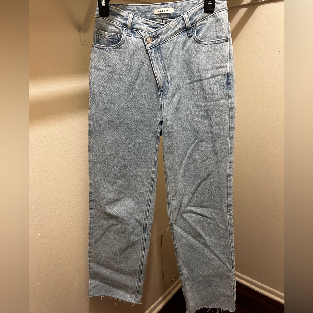 Light Blue Women’s Straight Leg  Jeans